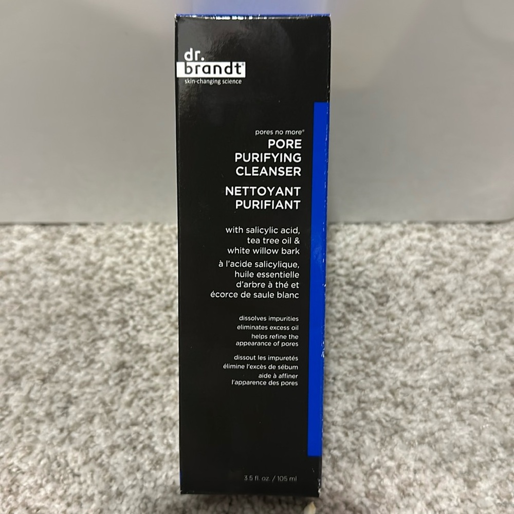 Dr Brandt pore purifying cleanser 3.5 fl oz new in box smoke free home